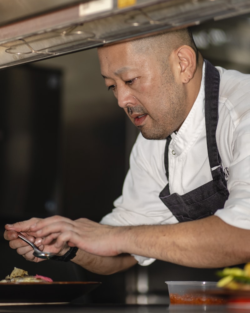 Chef aan het werk